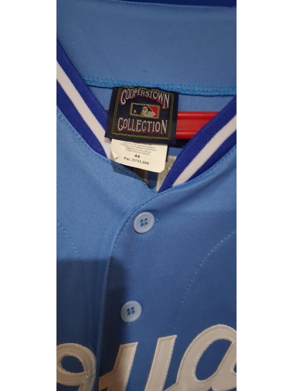 Brett Saberhagan Magestic Size 44 1985 W.S. Jersey With #31 - Picture 3 of 6